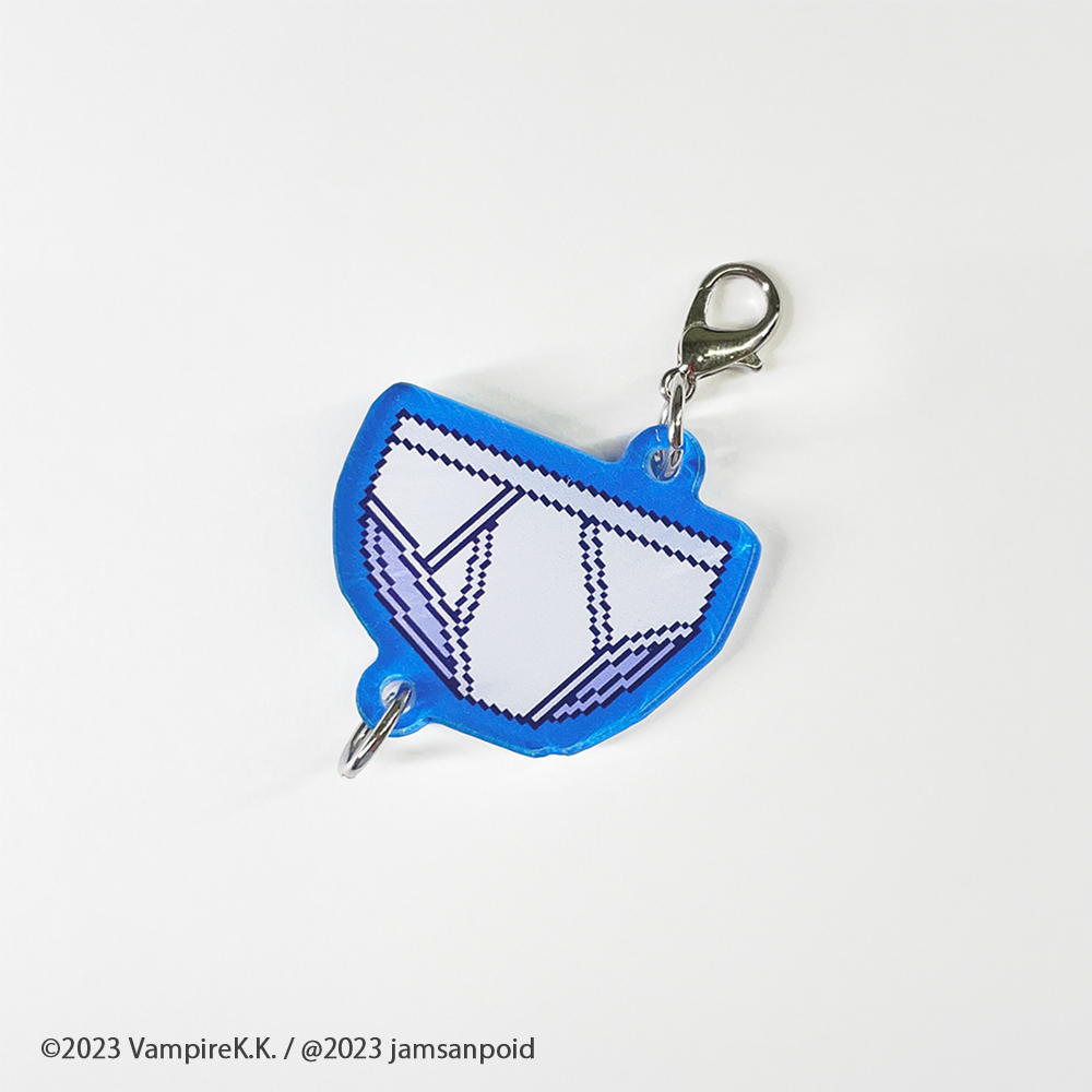 狂気より愛をこめて パンツアクリルチャーム アオルタ