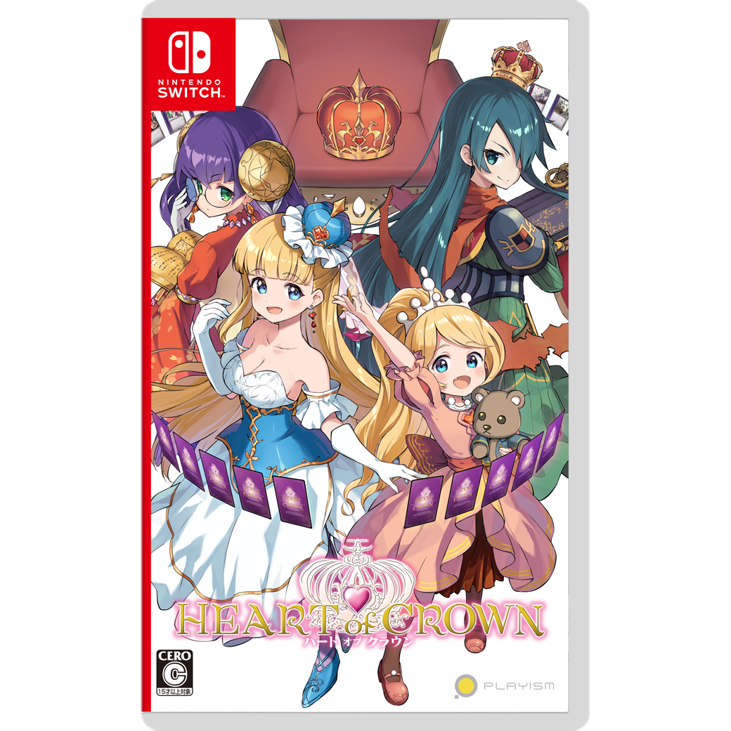 【予約】HEART of CROWN - ハートオブクラウン - [Switch] 初回特典「プリンセスのホログラムカード8種セット」付き(数量限定)(日本版)