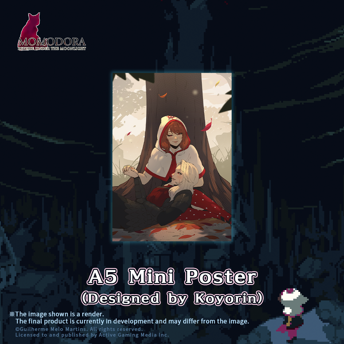 MOMODORA: 月下のレクイエム A5ミニポスター（koyorinデザイン）